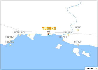 map of Turska