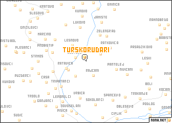 map of Tursko Rudari