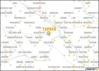 map of Tursko