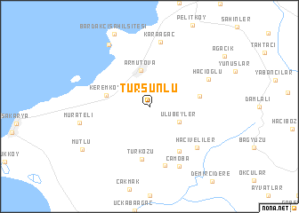 map of Tursunlu