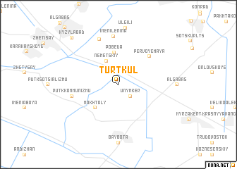 map of Turtkulʼ