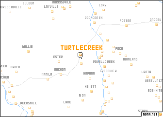 map of Turtle Creek