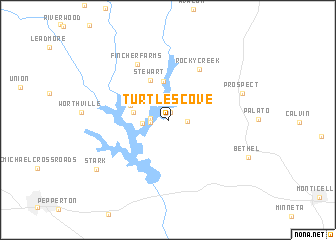 map of Turtles Cove