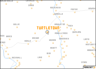 map of Turtletown