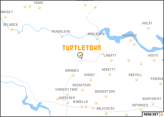 map of Turtletown