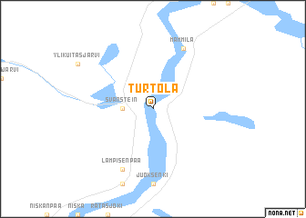 map of Turtola