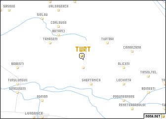 map of Turţ