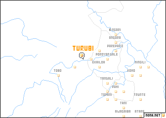 map of Turubi