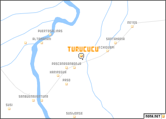 map of Turu Cucu