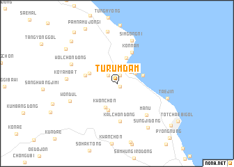 map of Tŭrŭmdam