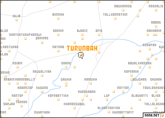 map of Turunbah