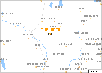 map of Turundeo