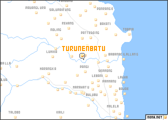 map of Turunenbatu