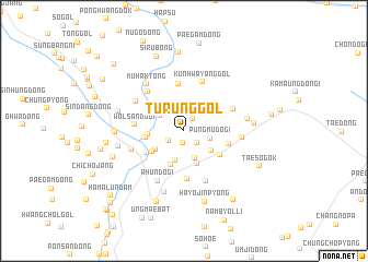 map of Tŭrŭng-gol