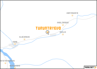 map of Turuntayevo