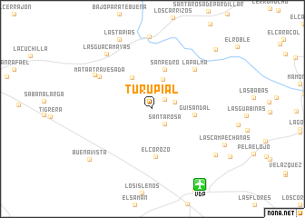 map of Turupial