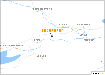 map of Turushevo