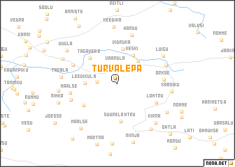 map of Turvalepa