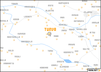 map of Turva