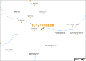 map of Turʼya Paseka
