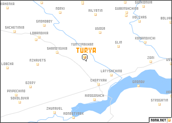map of Turʼya