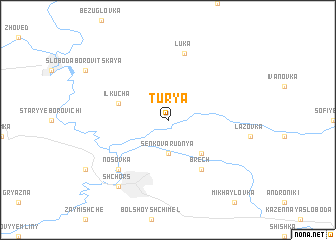 map of Turʼya