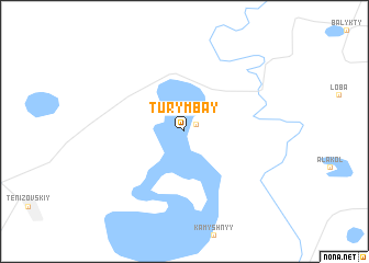 map of Turymbay