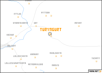 map of Turyngurt