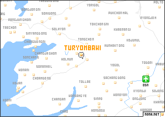 map of Turyŏmbawi