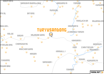 map of Turyusan-dong