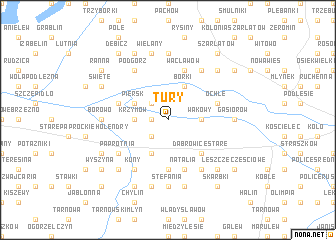 map of Tury