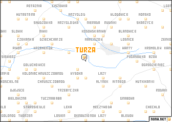 map of Turza