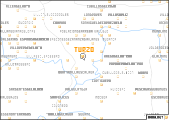 map of Turzo