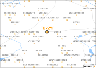map of Turzyn