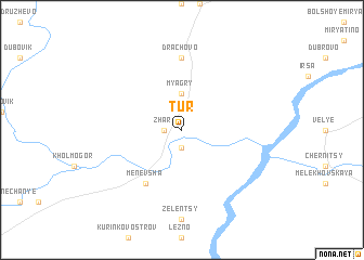 map of Tur