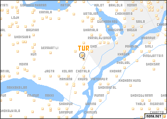 map of Tūr