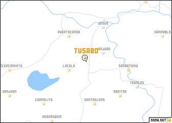 map of Tusabo