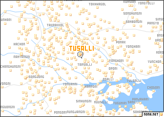 map of Tusal-li