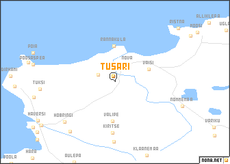 map of Tusari