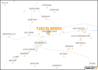 map of Tuscola Park