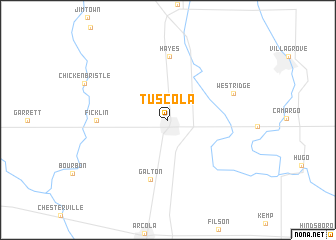 map of Tuscola