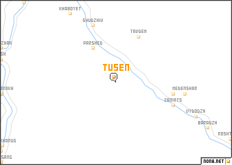 map of Tusen