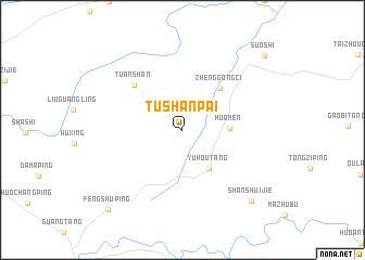 map of Tushanpai