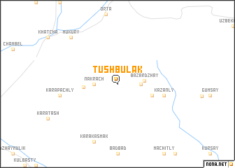 map of Tush-Bulak