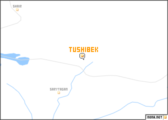 map of Tushibek