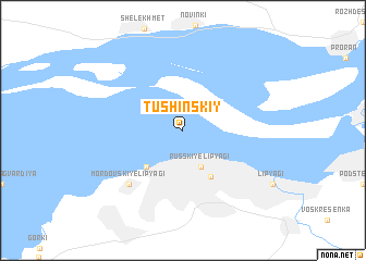 map of Tushinskiy