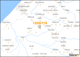 map of Tushiyya