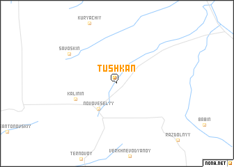 map of Tushkan