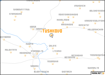 map of Tushkovo