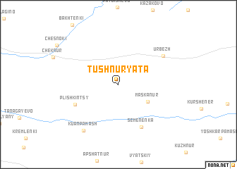 map of Tushnuryata